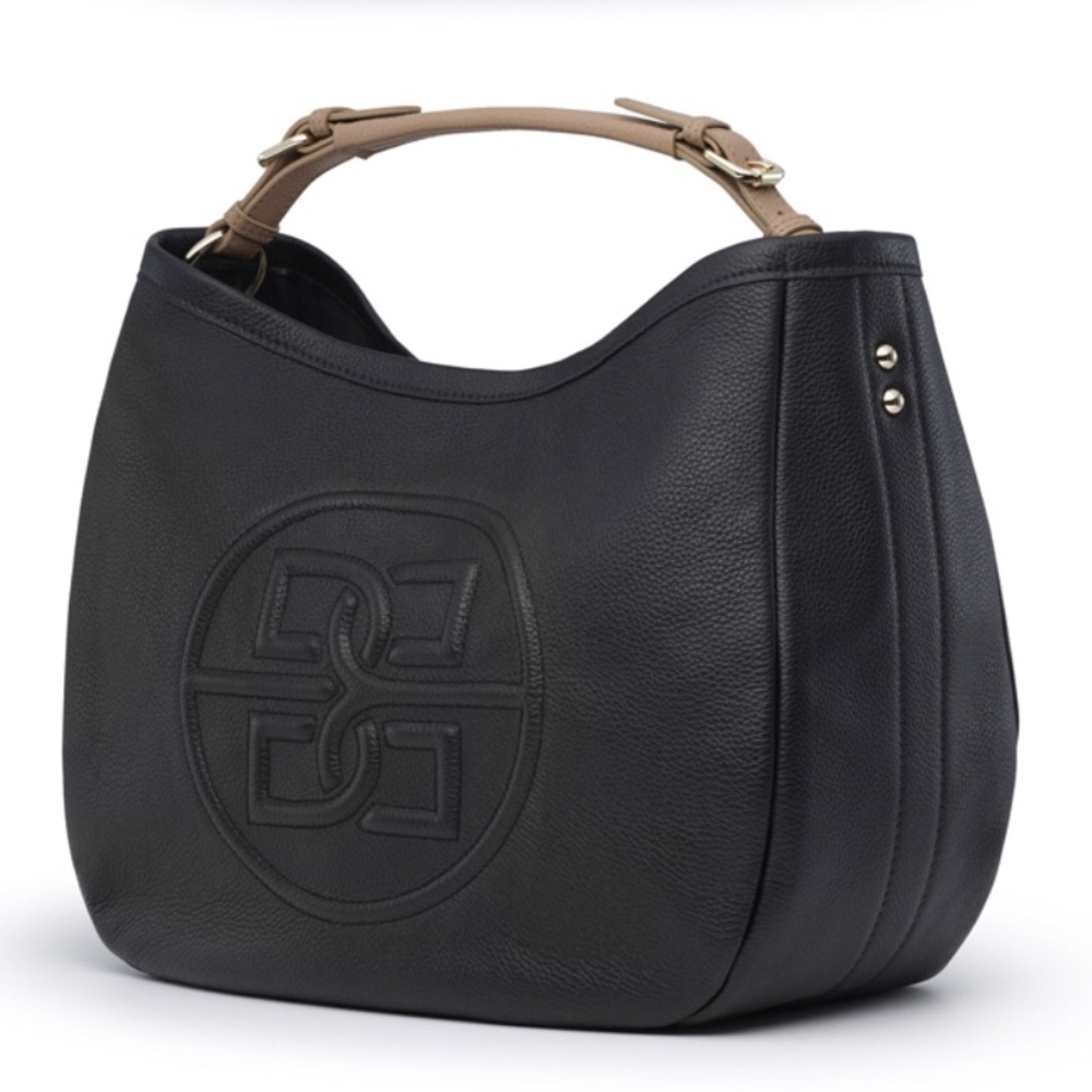 Bolvaint, Black Leather Bag, Rene Noir Motif Bag
